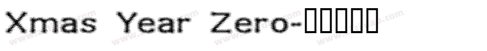 Xmas Year Zero字体转换